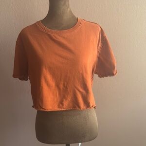 Forever 21 Rust Orange Crop Top